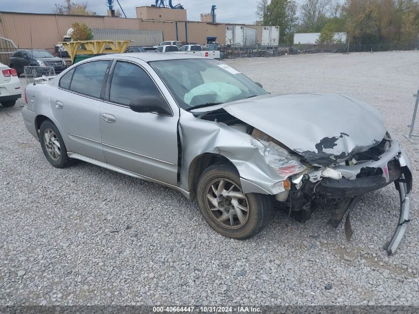 2004 Pontiac Grand Am Se1 VIN: 1G2NE52EX4M672161 Lot: 40664447