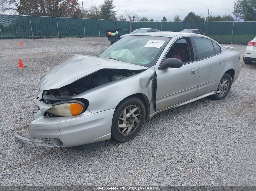 2004 Pontiac Grand Am Se1 VIN: 1G2NE52EX4M672161 Lot: 40664447