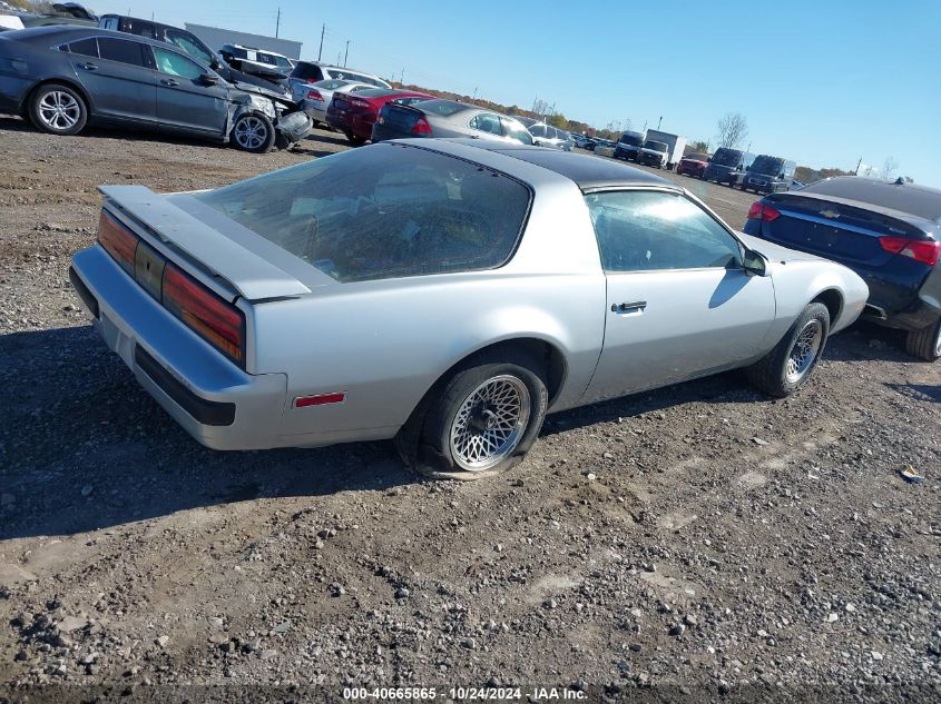 1987 Pontiac Firebird VIN: 1G2FS21H9HN203556 Lot: 40665865