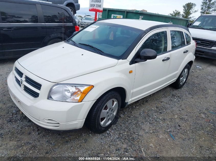 2008 Dodge Caliber Se VIN: 1B3HB28B98D705481 Lot: 40665928