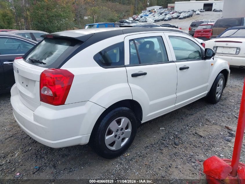 2008 Dodge Caliber Se VIN: 1B3HB28B98D705481 Lot: 40665928