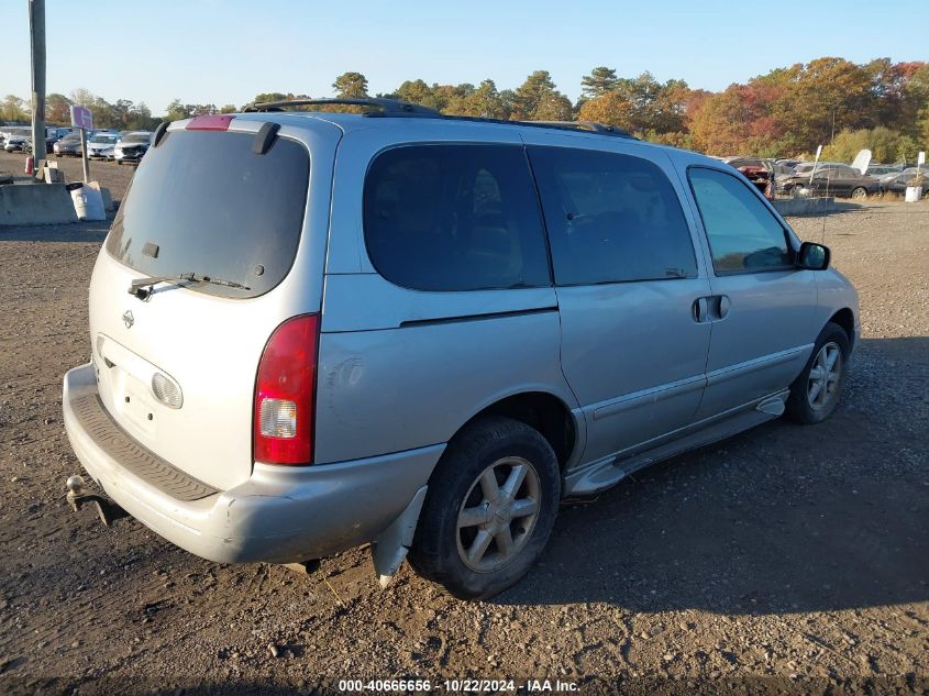 2001 Nissan Quest Gle VIN: 4N2ZN17T61D809718 Lot: 40666656