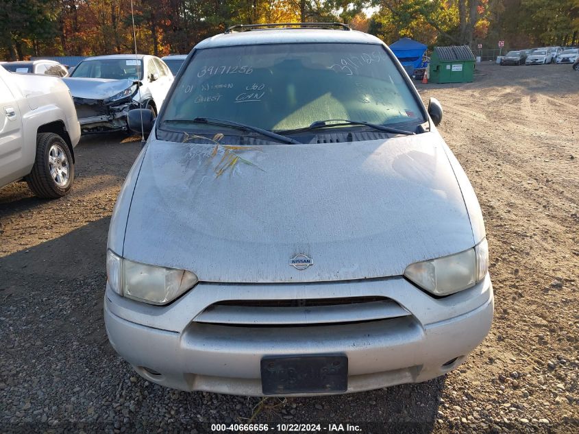 2001 Nissan Quest Gle VIN: 4N2ZN17T61D809718 Lot: 40666656