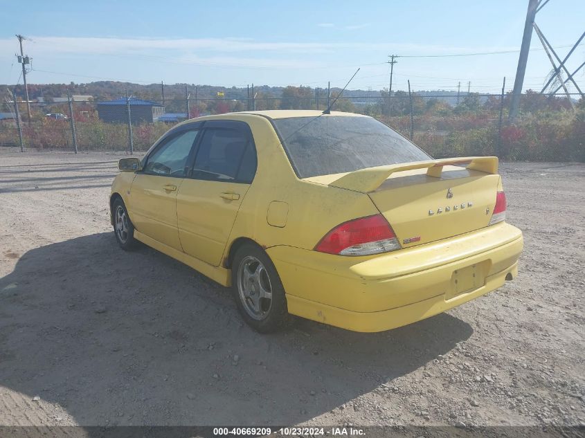 2002 Mitsubishi Lancer Oz Rally VIN: JA3AJ86E22U045664 Lot: 40669209