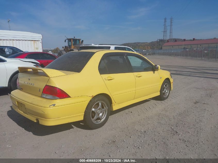 2002 Mitsubishi Lancer Oz Rally VIN: JA3AJ86E22U045664 Lot: 40669209