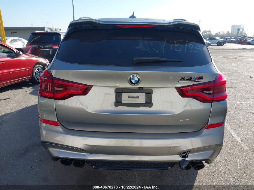 2020 BMW X3 M Competition VIN: 5YMTS0C02LLA57753 Lot: 40670273