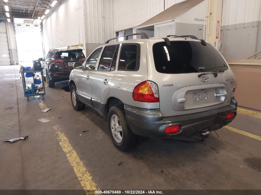 2004 Hyundai Santa Fe Gls/Lx VIN: KM8SC73EX4U813050 Lot: 40670488