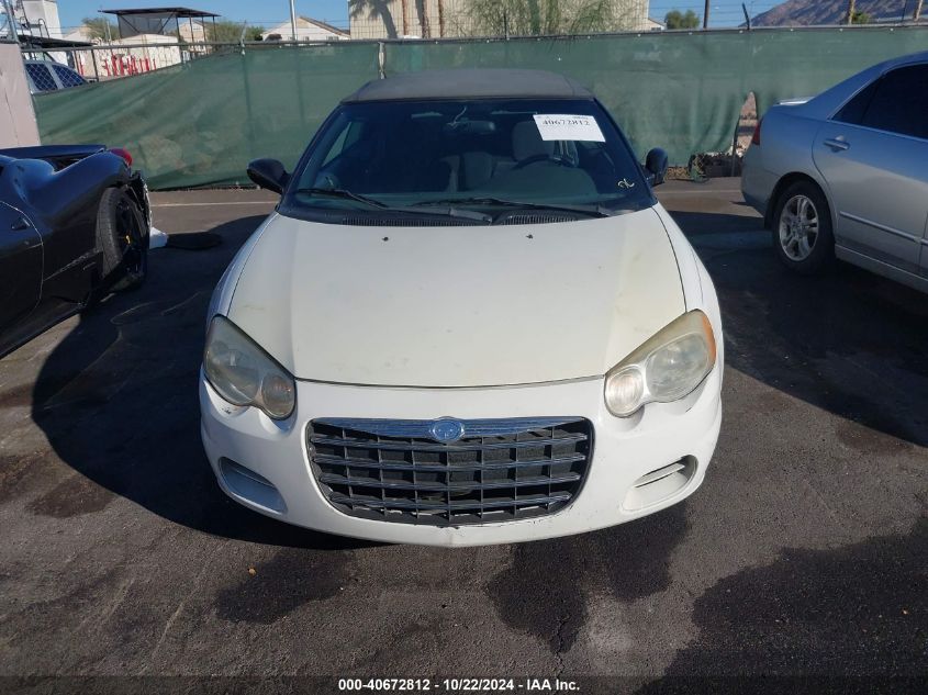 2004 Chrysler Sebring Lx VIN: 1C3EL45R44N252536 Lot: 40672812