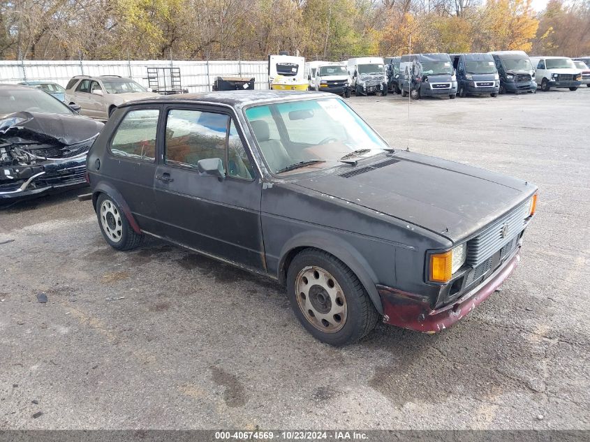 1981 Volkswagen Rabbit Ls Deluxe VIN: 1VWCG9178BV082653 Lot: 40674569