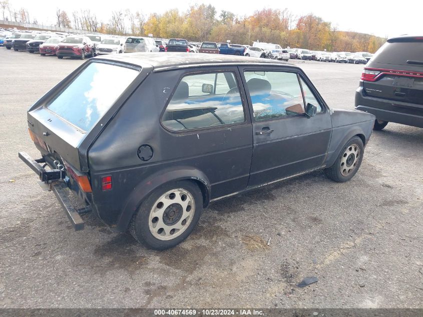 1981 Volkswagen Rabbit Ls Deluxe VIN: 1VWCG9178BV082653 Lot: 40674569