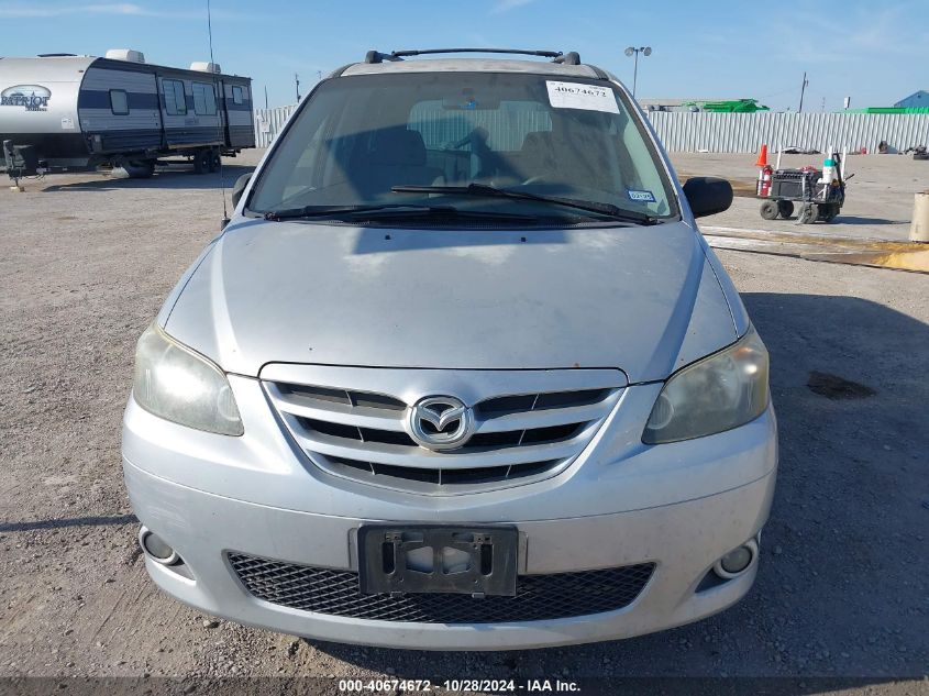 2006 Mazda Mpv Lx VIN: JM3LW28A660563249 Lot: 40674672