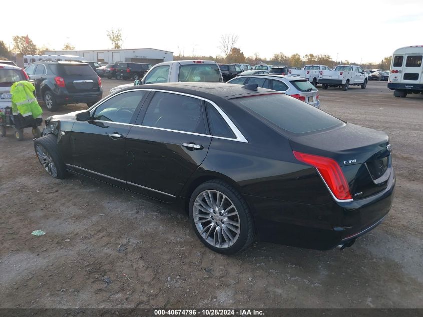 2016 Cadillac Ct6 Twin Turbo Premium Luxury VIN: 1G6KG5R64GU149624 Lot: 40674796