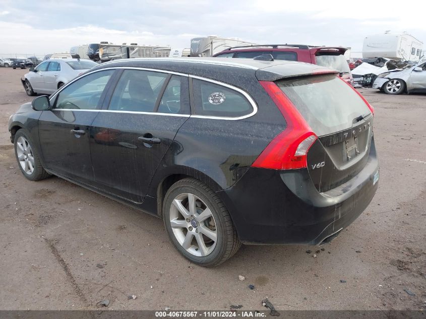 2016 Volvo V60 T5 Drive-E Premier VIN: YV140MEK9G1298095 Lot: 40675567