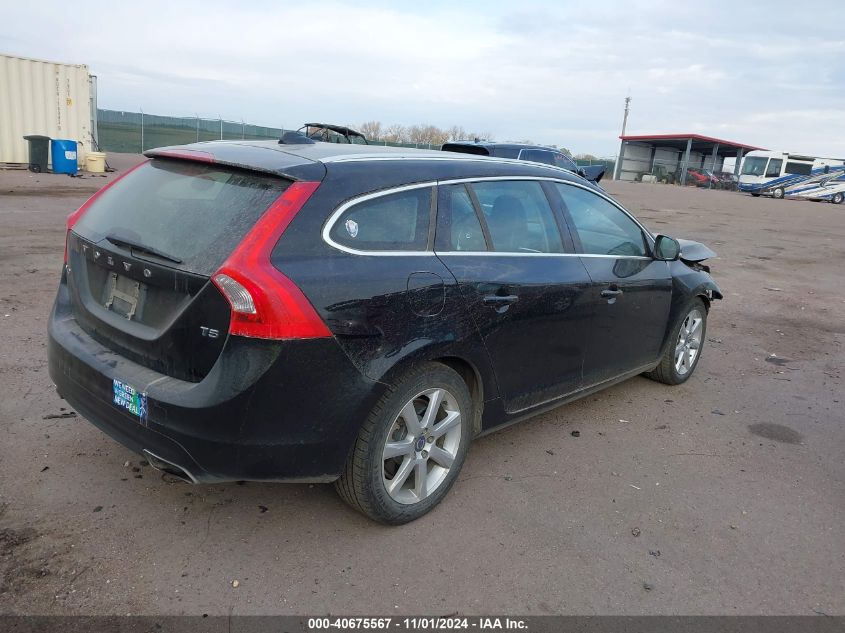 2016 Volvo V60 T5 Drive-E Premier VIN: YV140MEK9G1298095 Lot: 40675567