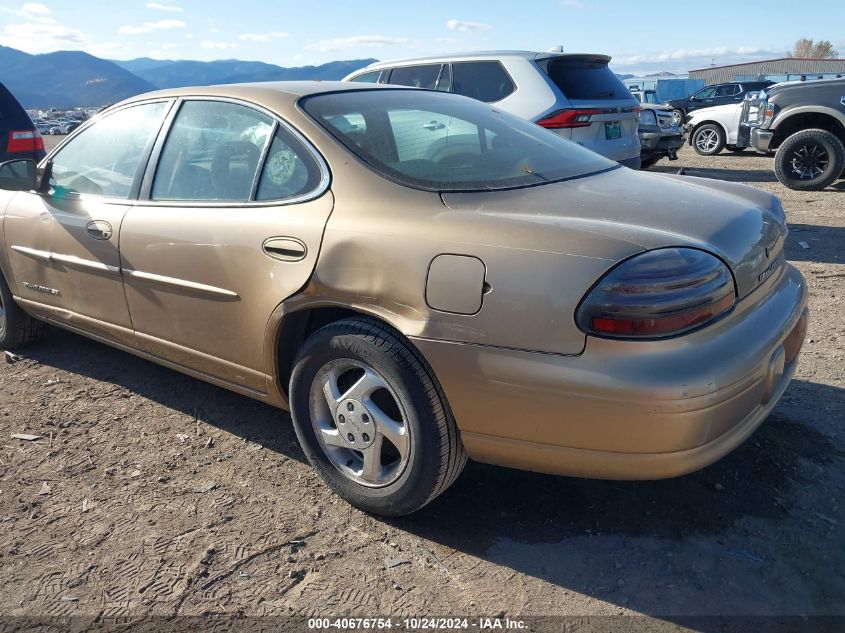 1999 Pontiac Grand Prix Se VIN: 1G2WJ52M9XF277326 Lot: 40676754