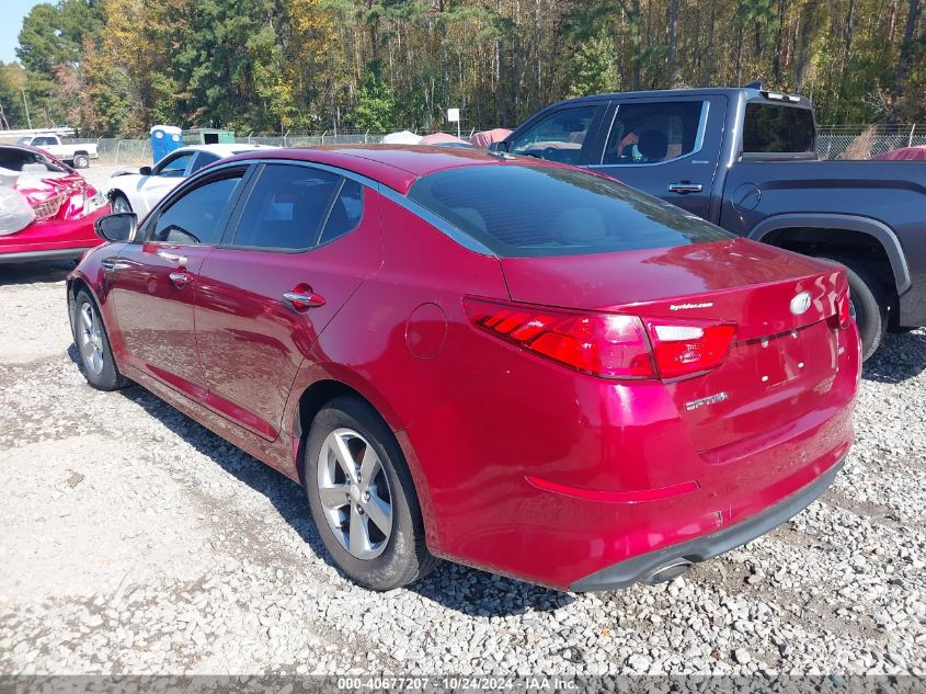 2014 Kia Optima Lx VIN: 5XXGM4A7XEG317828 Lot: 40677207