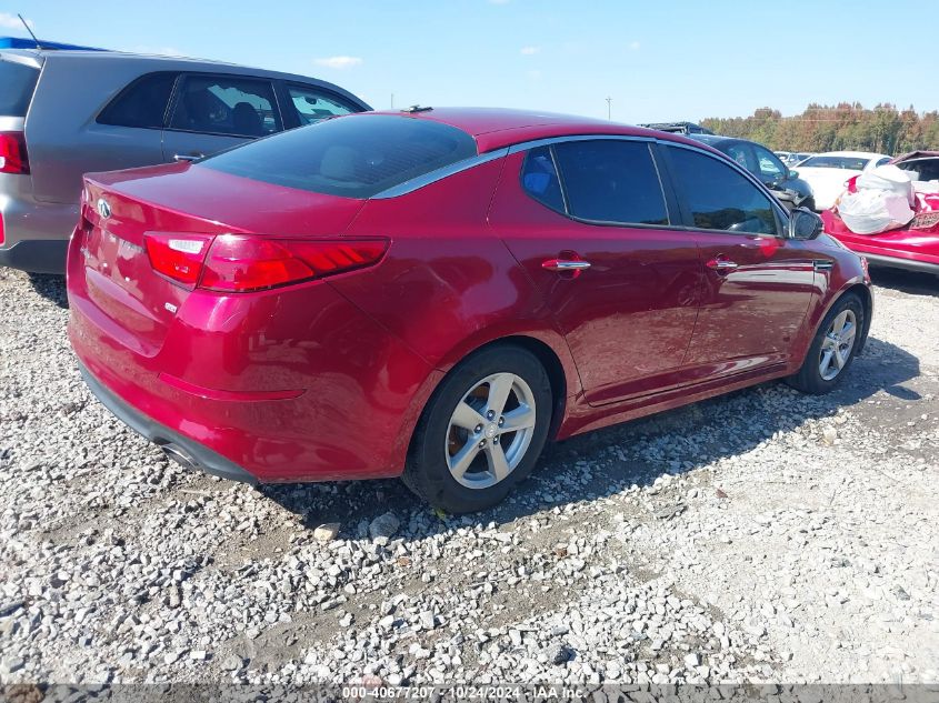 2014 Kia Optima Lx VIN: 5XXGM4A7XEG317828 Lot: 40677207