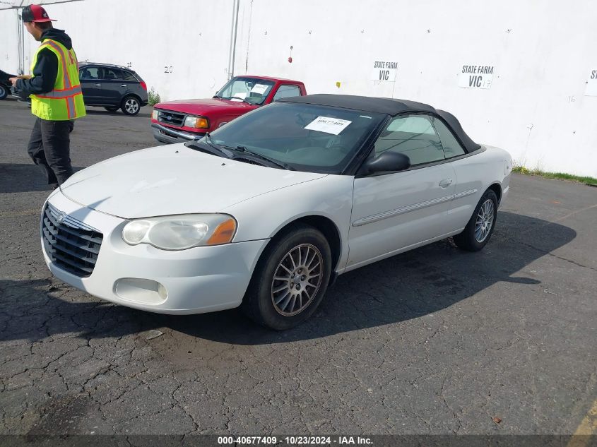 2004 Chrysler Sebring Lxi VIN: 1C3EL55R74N299498 Lot: 40677409