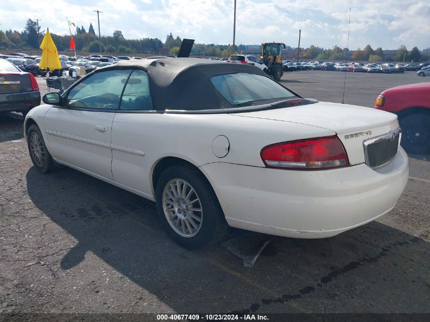 2004 Chrysler Sebring Lxi VIN: 1C3EL55R74N299498 Lot: 40677409