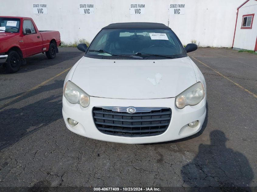 2004 Chrysler Sebring Lxi VIN: 1C3EL55R74N299498 Lot: 40677409