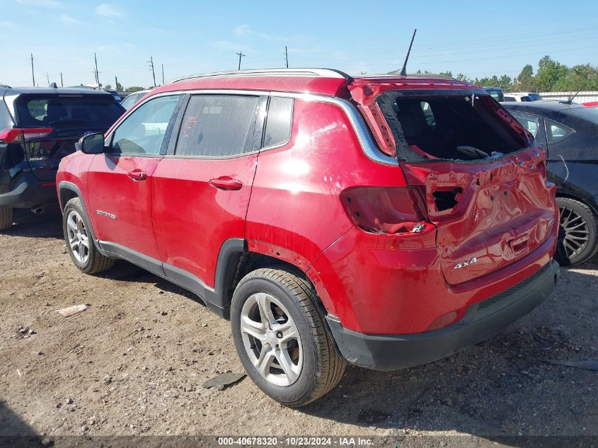 2024 Jeep Compass Latitude 4X4 VIN: 3C4NJDBN3RT606573 Lot: 40678320