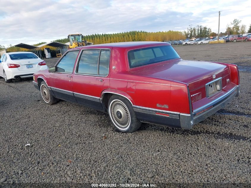 1991 Cadillac Deville VIN: 1G6CD53B4M4312609 Lot: 40683292