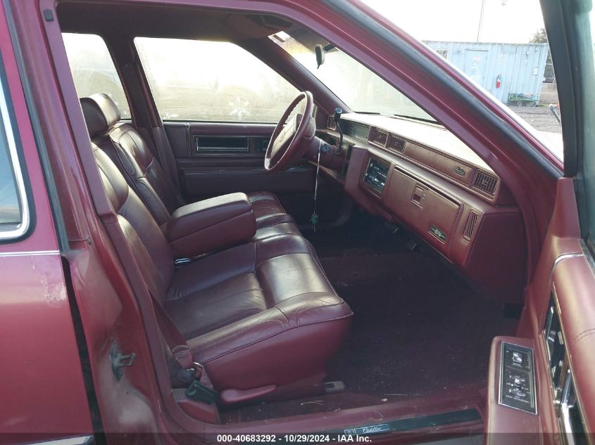 1991 Cadillac Deville VIN: 1G6CD53B4M4312609 Lot: 40683292