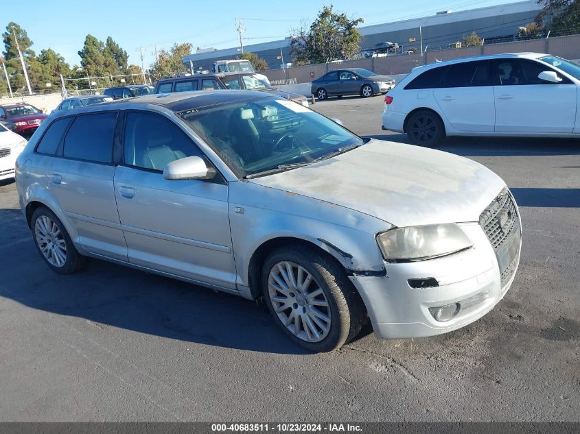 2007 Audi A3 2.0T VIN: WAUNF78P07A124317 Lot: 40683511