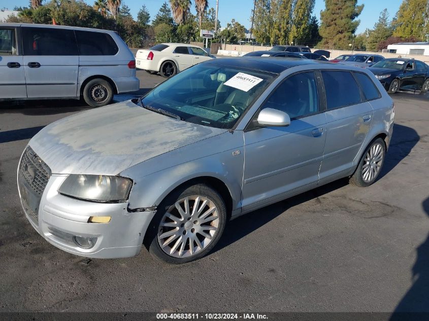 2007 Audi A3 2.0T VIN: WAUNF78P07A124317 Lot: 40683511