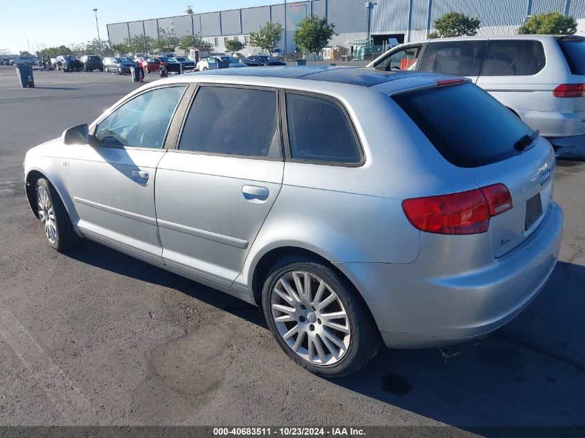 2007 Audi A3 2.0T VIN: WAUNF78P07A124317 Lot: 40683511