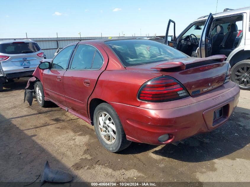 2003 Pontiac Grand Am Se1 VIN: 1G2NF52FX3C277121 Lot: 40684704