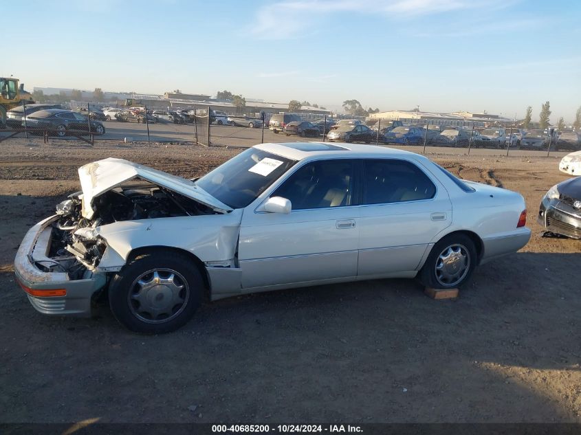 1993 Lexus Ls 400 VIN: JT8UF11E4P0165509 Lot: 40685200