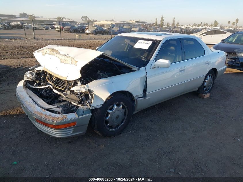 1993 Lexus Ls 400 VIN: JT8UF11E4P0165509 Lot: 40685200