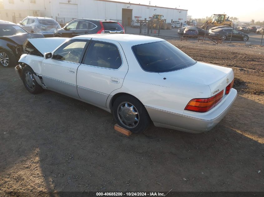 1993 Lexus Ls 400 VIN: JT8UF11E4P0165509 Lot: 40685200