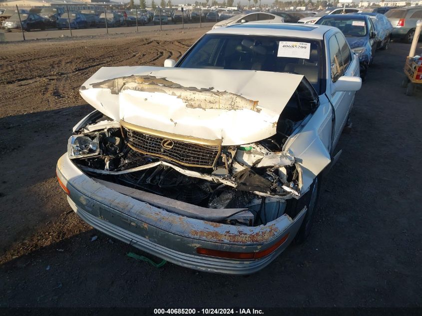 1993 Lexus Ls 400 VIN: JT8UF11E4P0165509 Lot: 40685200