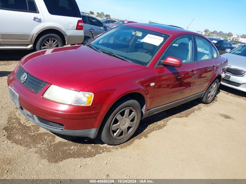 2001 Volkswagen Passat Gls V6 VIN: WVWAH63BX1P009357 Lot: 40688259