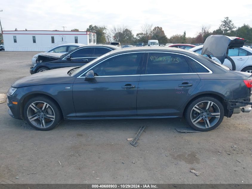 2017 Audi A4 2.0T Premium VIN: WAUENAF42HN007132 Lot: 40688903