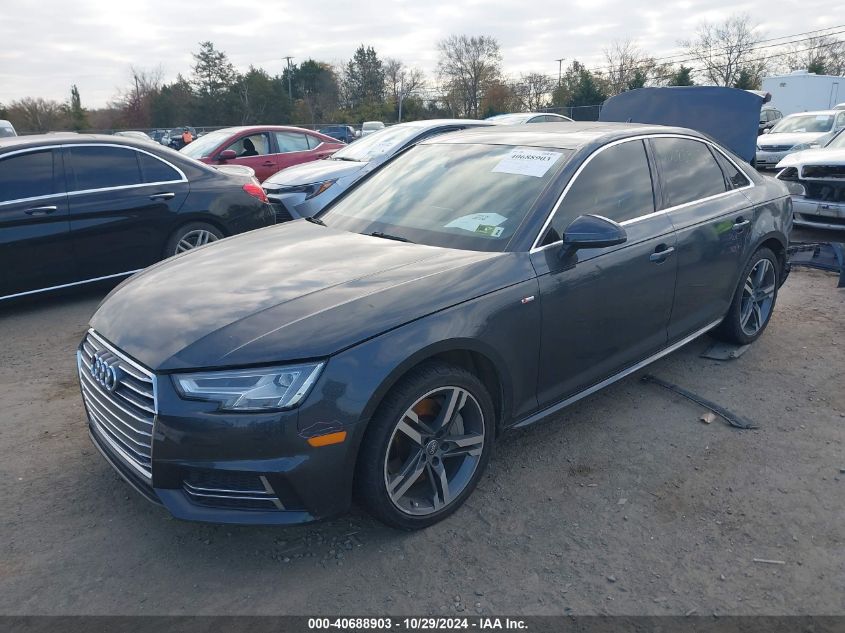 2017 Audi A4 2.0T Premium VIN: WAUENAF42HN007132 Lot: 40688903