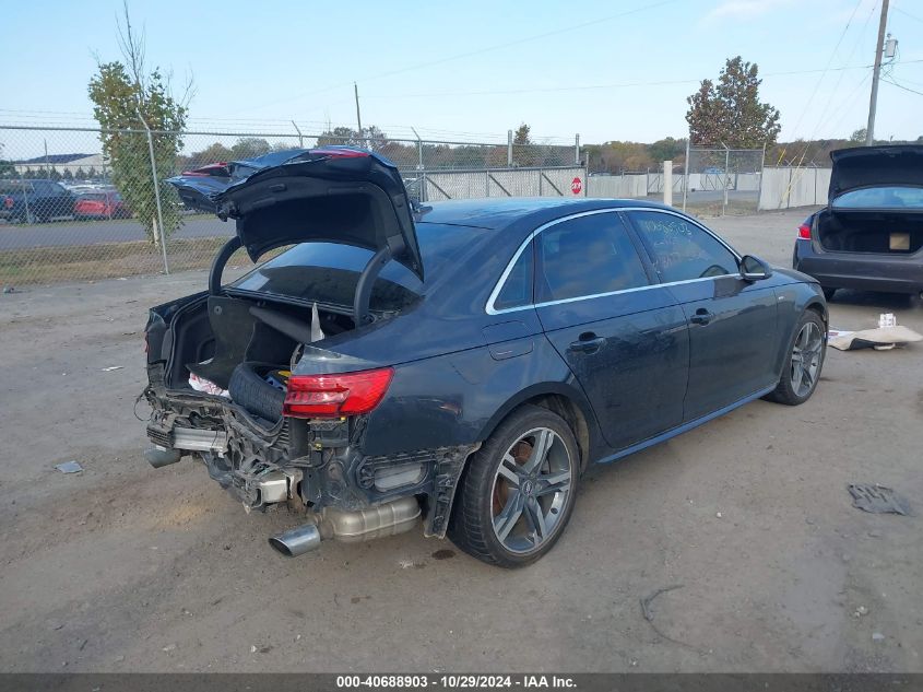 2017 Audi A4 2.0T Premium VIN: WAUENAF42HN007132 Lot: 40688903