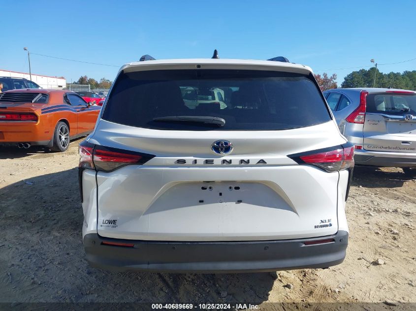 2022 Toyota Sienna Xle VIN: 5TDYRKEC7NS119112 Lot: 40689669