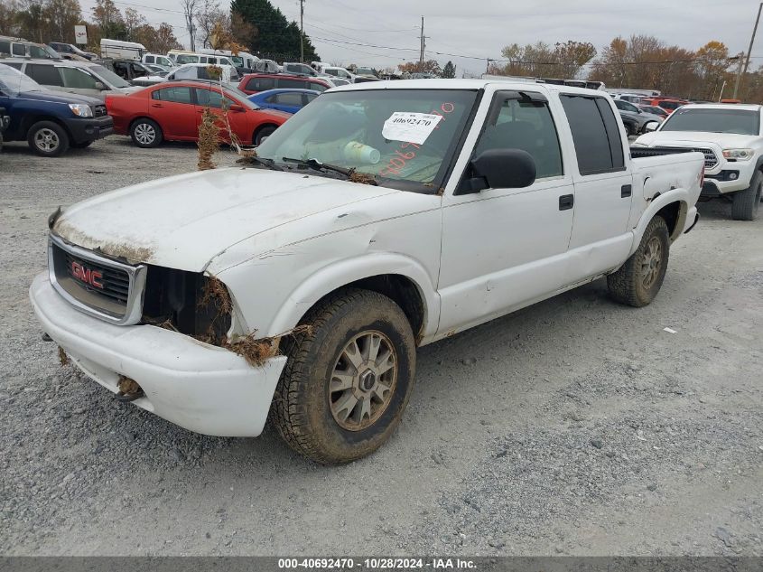 2002 GMC Sonoma Sls VIN: 1GTDT13W92K118425 Lot: 40692470