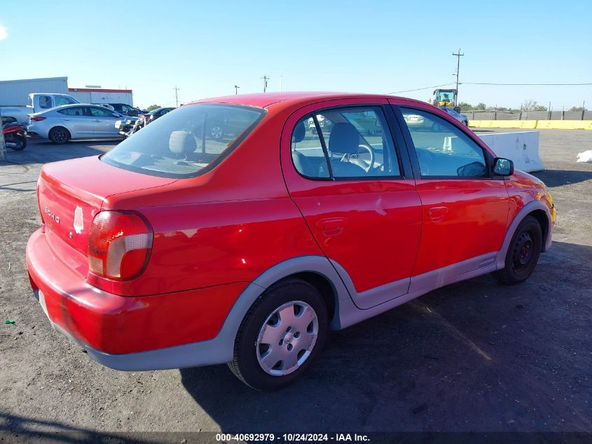 2001 Toyota Echo VIN: JTDBT123510149258 Lot: 40692979