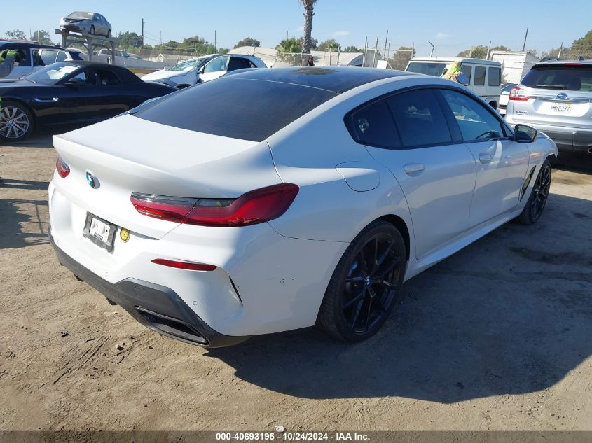 2022 BMW 840 Gran Coupe I VIN: WBAGV2C09NCJ55169 Lot: 40693195