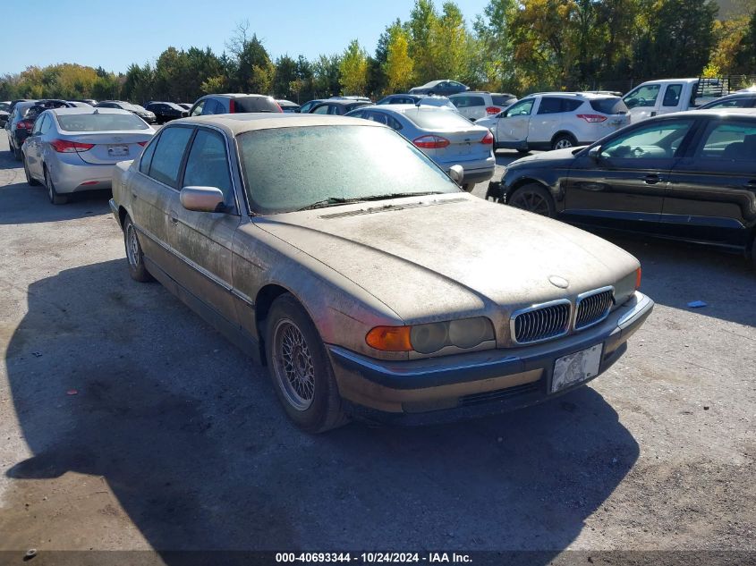 1999 BMW 740Il VIN: WBAGH8335XDP01922 Lot: 40693344