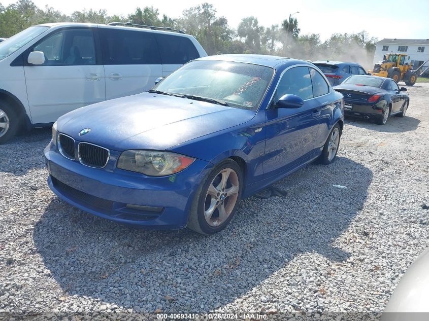 2009 BMW 128I VIN: WBAUP93539VF48437 Lot: 40693410