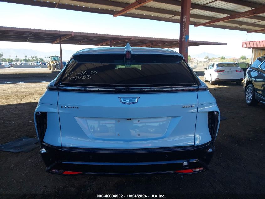 2024 Cadillac Lyriq Sport W/1Sf VIN: 1GYKPTRK1RZ109483 Lot: 40694902