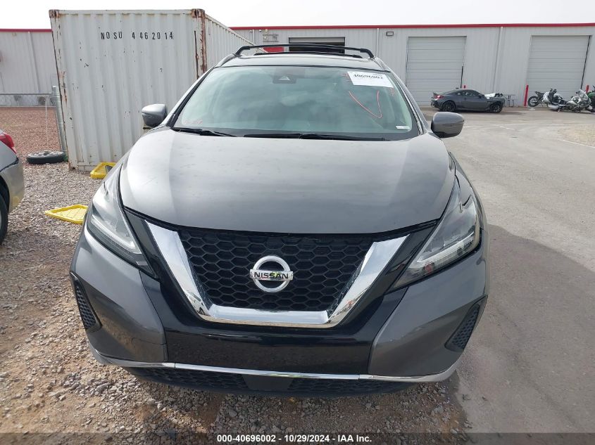 2020 Nissan Murano Sv Fwd VIN: 5N1AZ2BJXLN141267 Lot: 40696002