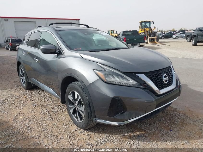 2020 Nissan Murano Sv Fwd VIN: 5N1AZ2BJXLN141267 Lot: 40696002