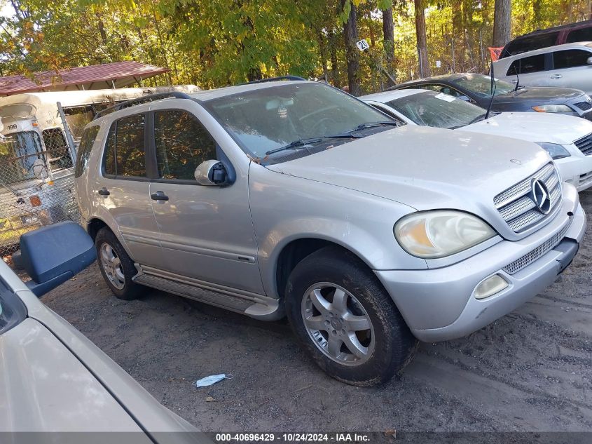 2003 Mercedes-Benz Ml 350 VIN: 4JGAB57E73A438604 Lot: 40696429