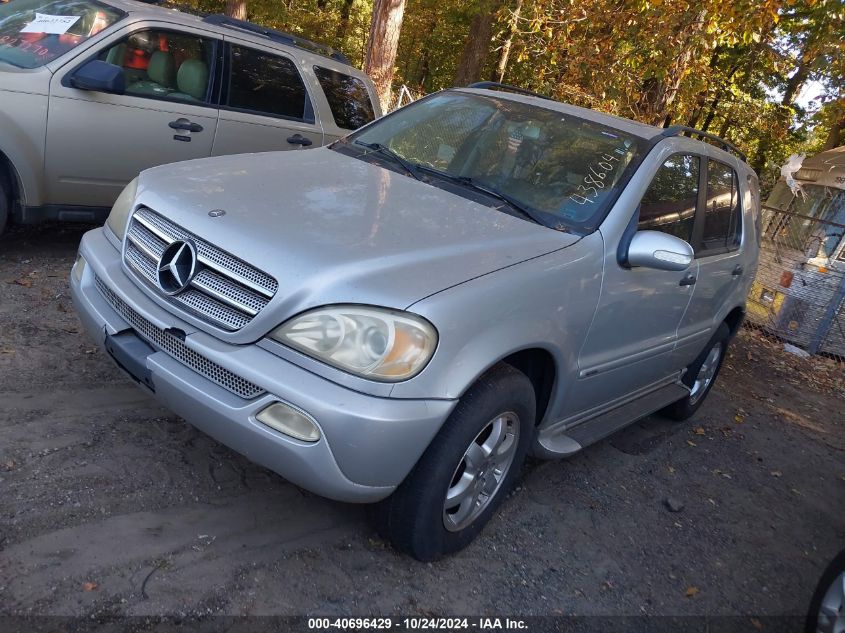 2003 Mercedes-Benz Ml 350 VIN: 4JGAB57E73A438604 Lot: 40696429